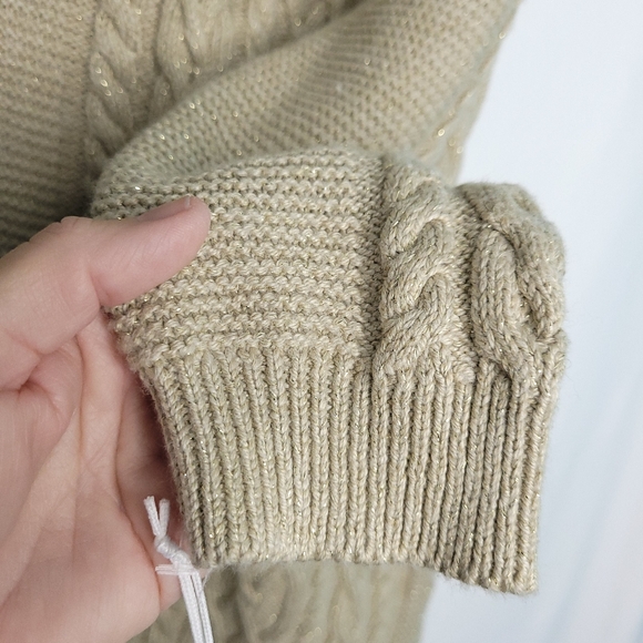 TOMMY BAHAMA Girl's Cable Knit Pullover Sweater LARGE (10-12) NWT - Picture 10 of 12